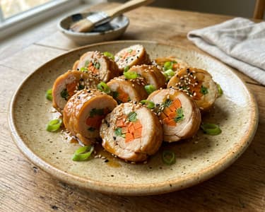 Japán teriyaki csirkerolád (Tori Yawata Maki) | Szaftos teppanyaki street food