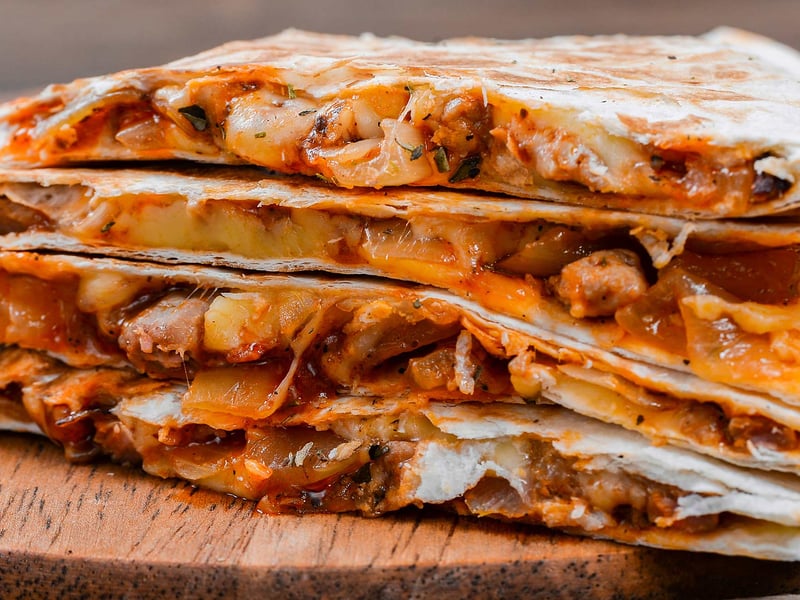 Csirkés quesadilla