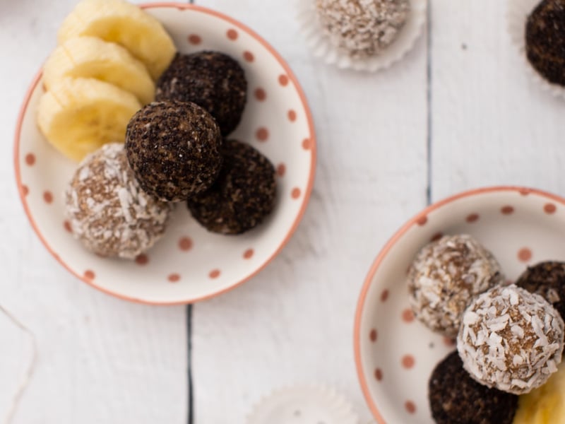 Banana cookie balls
