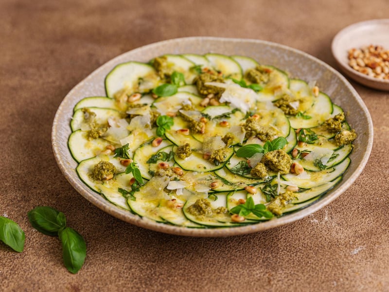 Zucchini Carpaccio | Light and refreshing appetizer