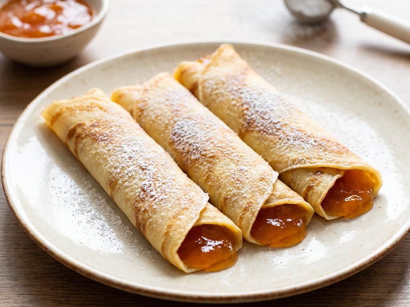 Jam crepes
