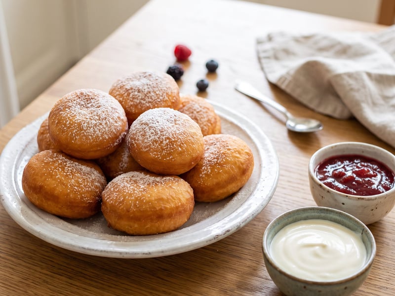 Cottage Cheese Doughnuts