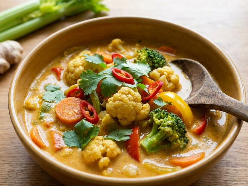 Zöldség curry