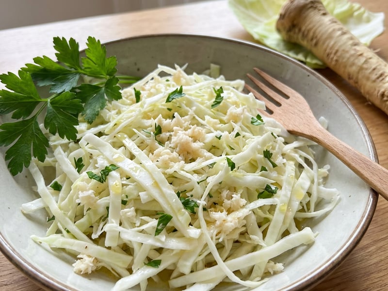 Cabbage Salad with Horseradish