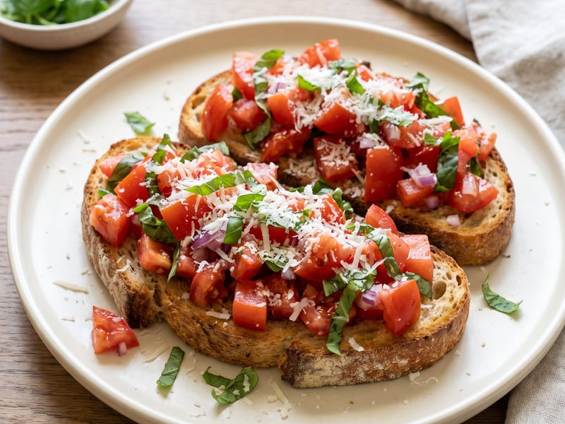Paradicsomos bruschetta