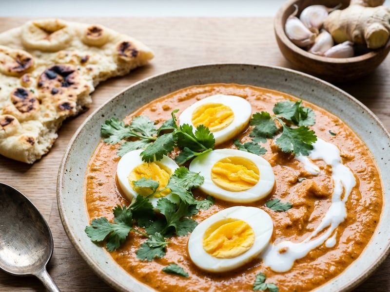 Tikka Masala Sauce with Eggs
