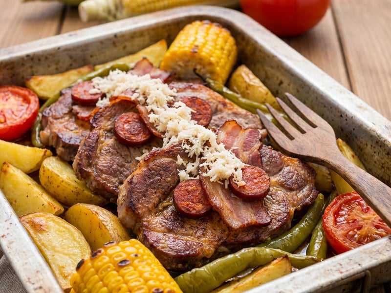 Pork Neck, Hungarian Style