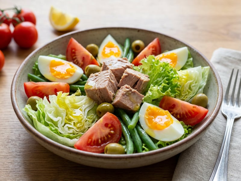 Resolution Salad with Tuna