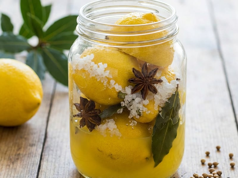 Salt-preserved lemon