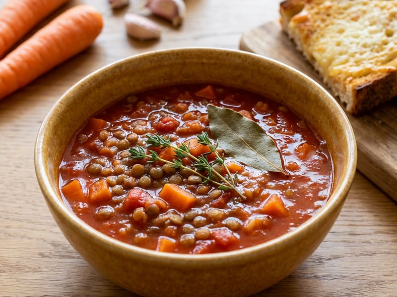 Tomato Lentil Soup