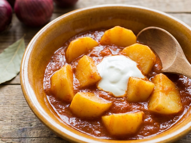 Paprika potatoes prepared in a child-friendly way