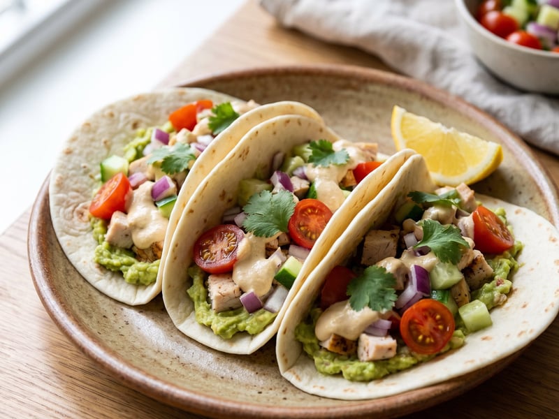 Vegetable taco