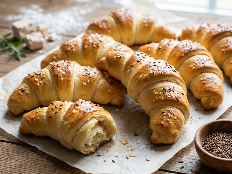 Salty Crescent Rolls