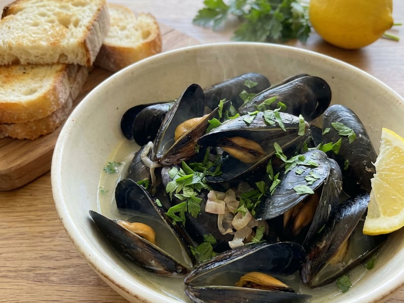 Mussels in Wine