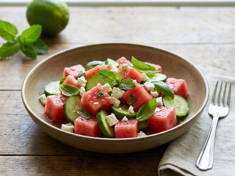 Watermelon salad