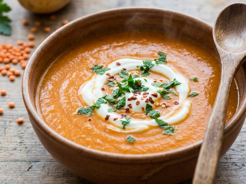 Red Lentil Soup by ZsomBisztró