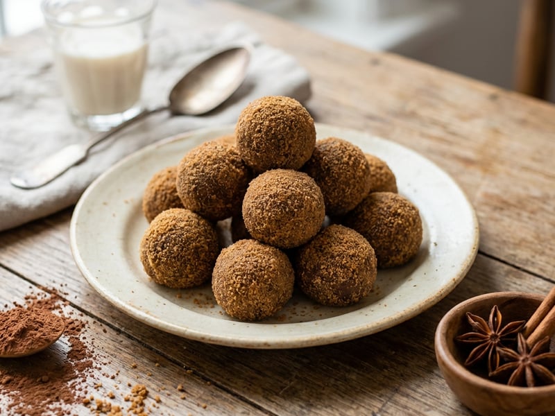Mézeskalács golyók – sütés nélkül