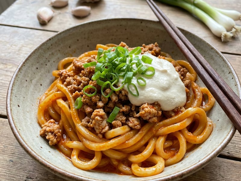 Mapo tofu udon