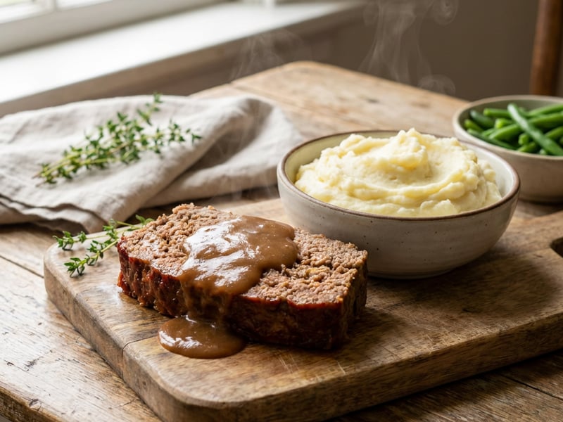 Homemade Meatloaf | Juicy and Flavorful Classic