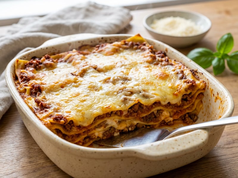 Lasagne bolognai mártással