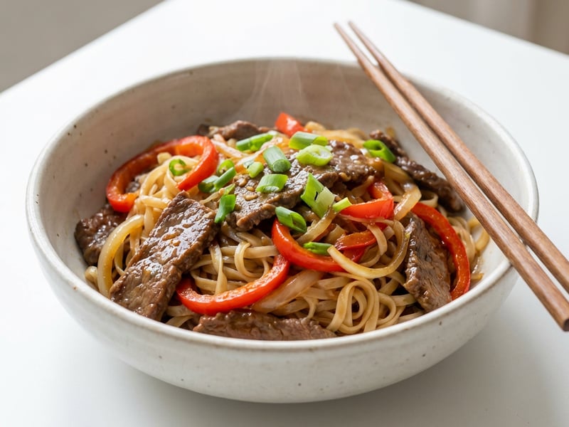 Beef Stir-fried Rice Noodles