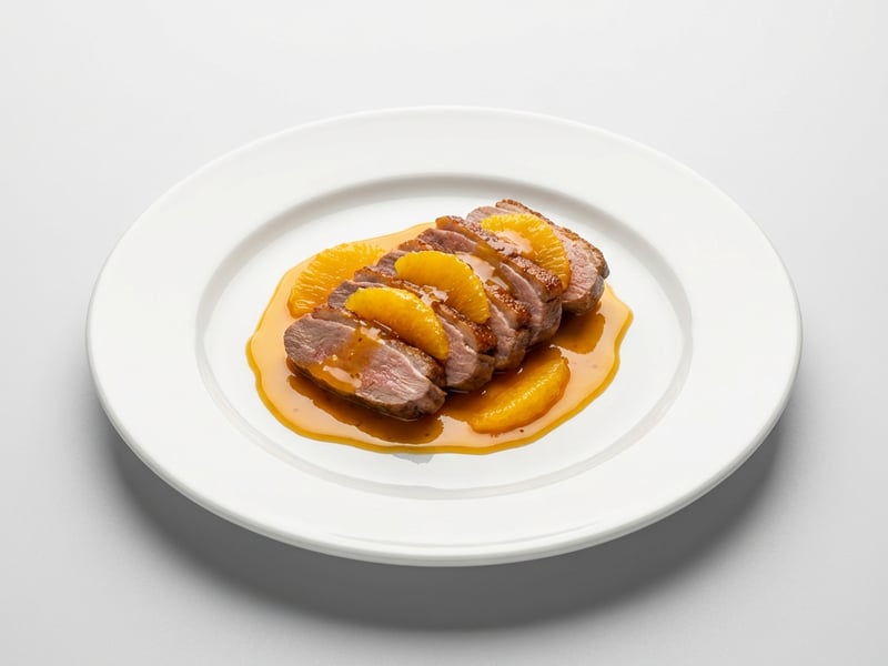 Duck Breast with Orange Sauce