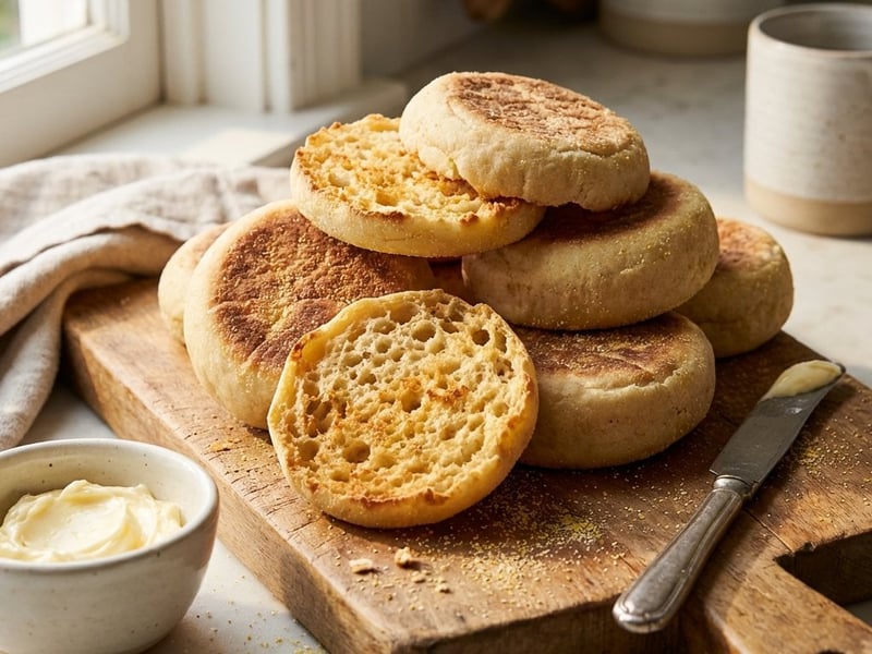 Angol muffin | Házi reggeli péksütemény