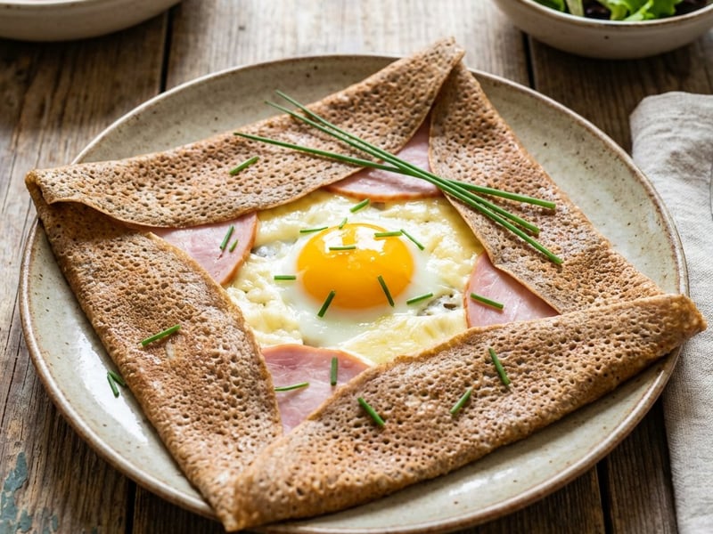 Galette complète – French savory buckwheat pancake
