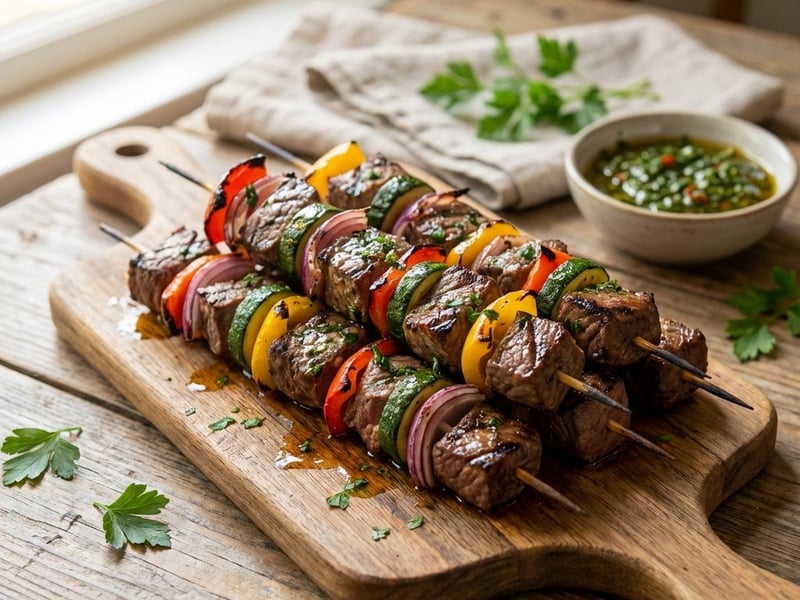 Grilled Steak Skewers