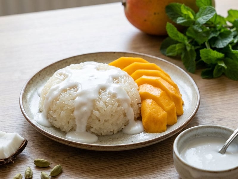 Mango Sticky Rice | Egzotikus thai desszert