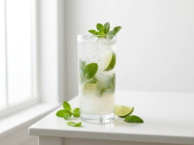 Coconut water mojito | Refreshing summer cocktail