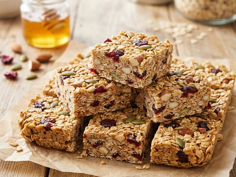 No-bake muesli bars | Healthy homemade snack