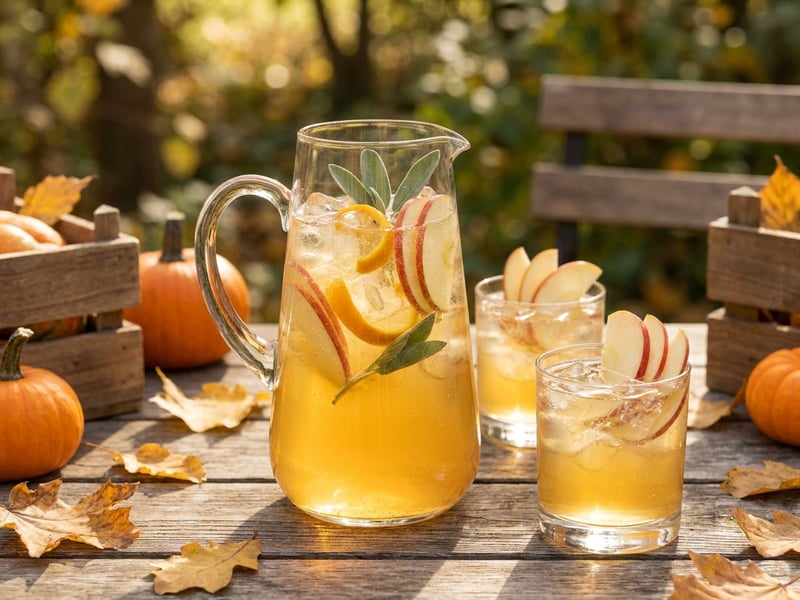 Alma-gyömbér spritz