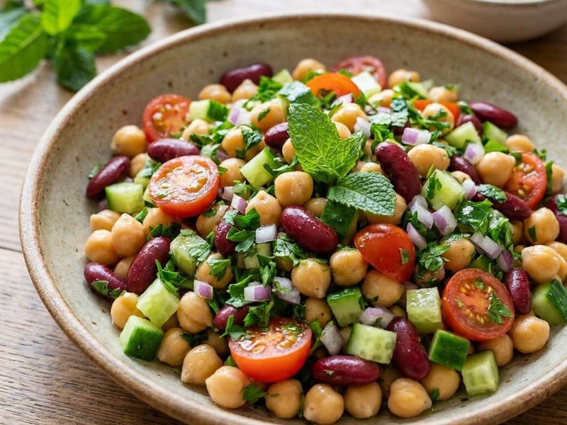 Middle Eastern Balela Salad | Refreshing and Filling