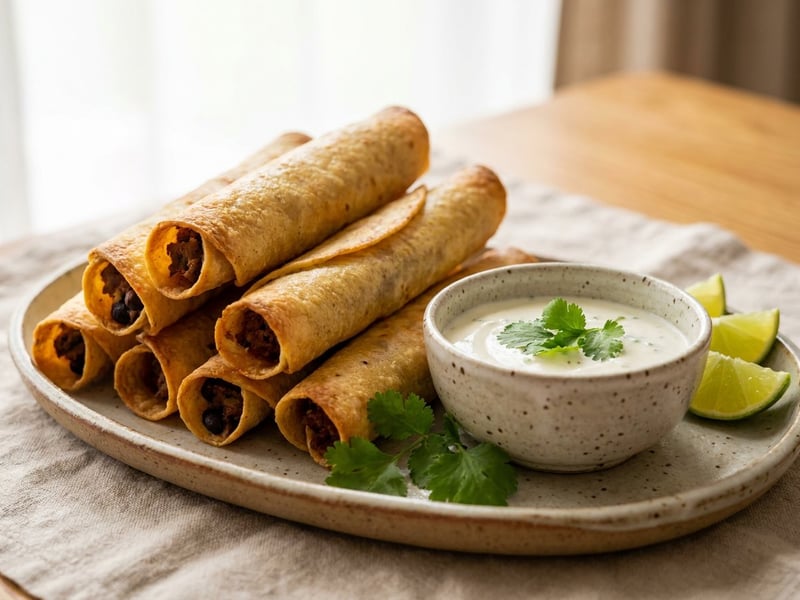 Marhahúsos taquitos babbal | Ropogós mexikói street food