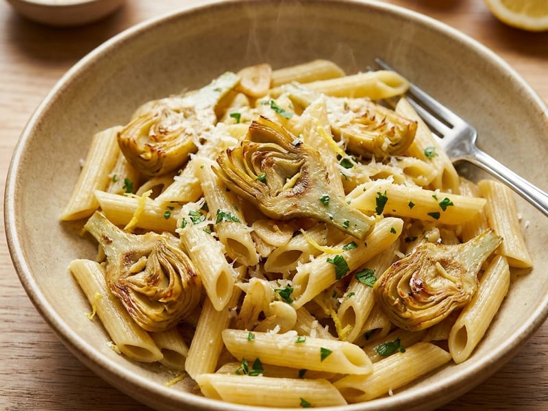 Olasz articsókás tészta | Citromos-parmezános penne