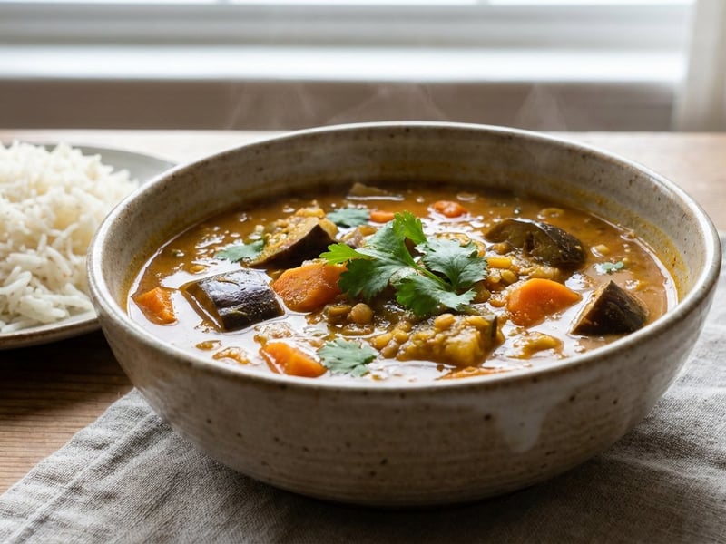 South Indian vegetable sambar | Spiced lentil ragout