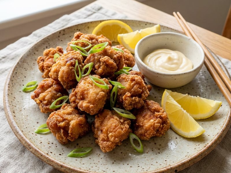 Crispy Japanese Karaage Chicken | Asian Street Food Favorite