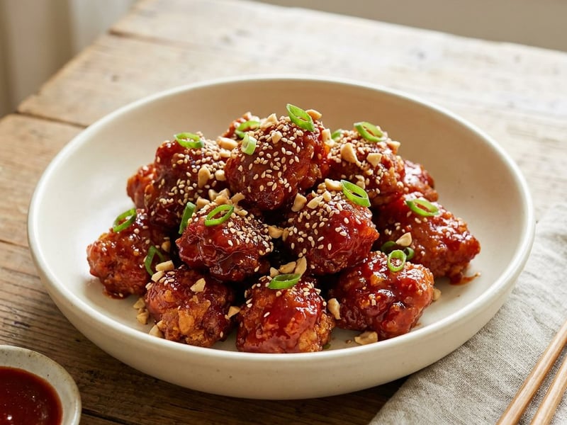 Dakgangjeong: Korean Crispy Chicken | Spicy Street Food