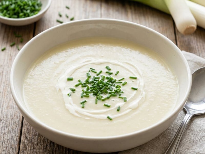 Vichyssoise | Refreshing French Cold Leek Soup