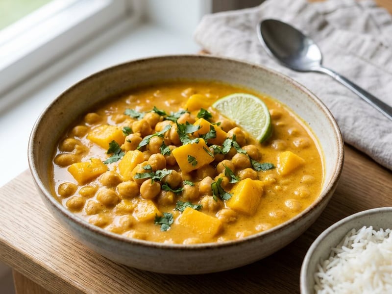 Mango Chickpea Curry | Exotic Indian One-Pot Dish