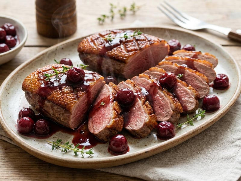 Füstös BBQ kacsamell meggyes mázzal | Nyári grill