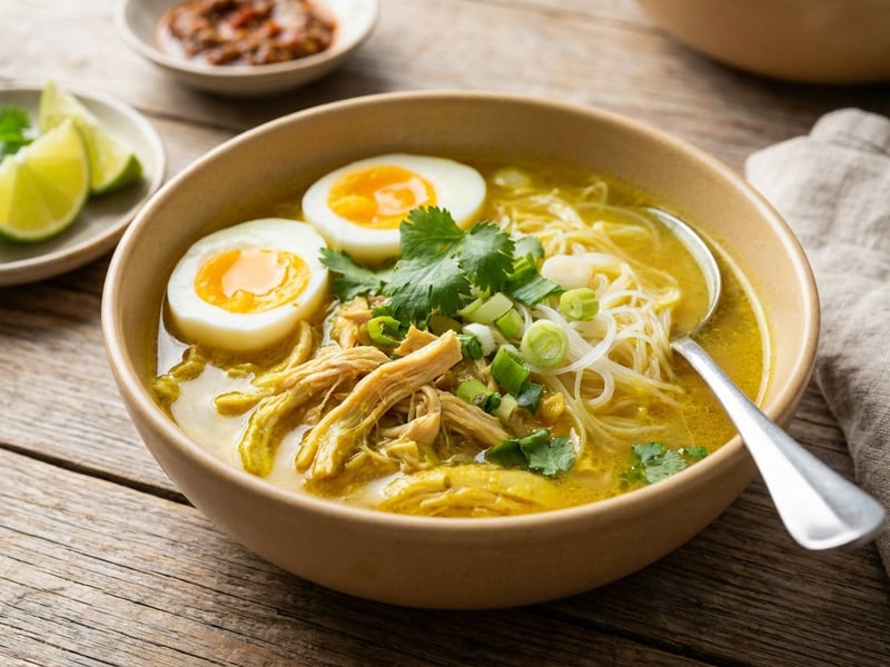 Soto Ayam | Fűszeres indonéz csirkeleves