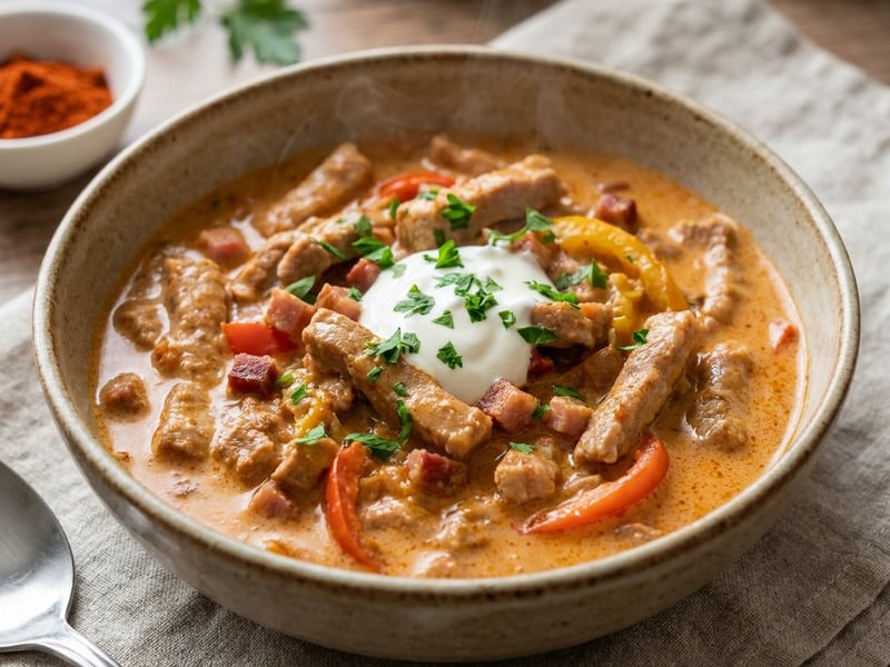 Pork Csikóstokány | Juicy Hungarian One-Pot Dish