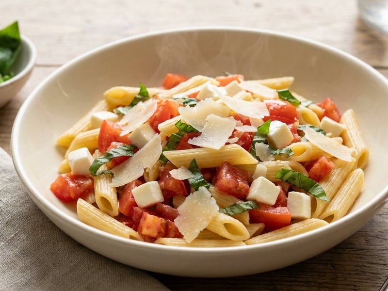 Pasta alla Checca | Friss római paradicsomos tészta
