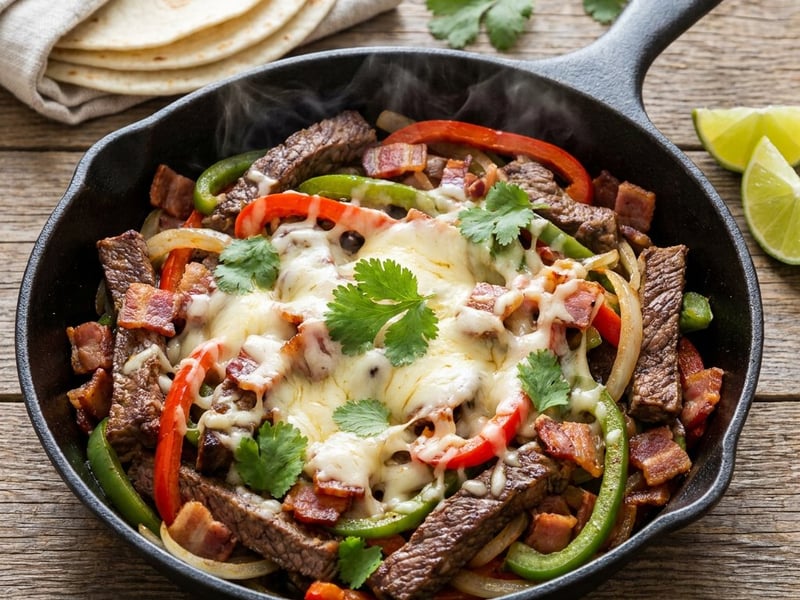 Mexican beef alambre | Juicy cheesy street food