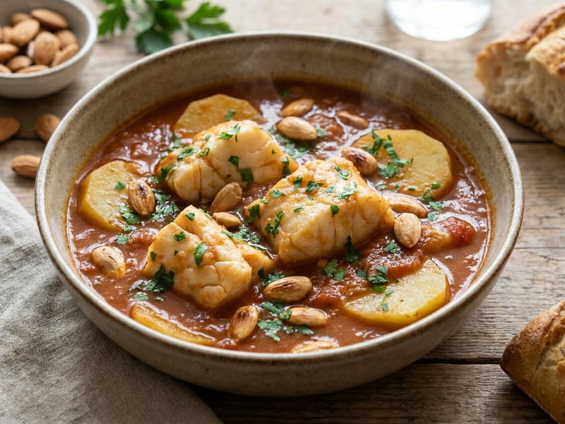 Catalan Cod Stew with Almond Sauce | Suquet de Peix