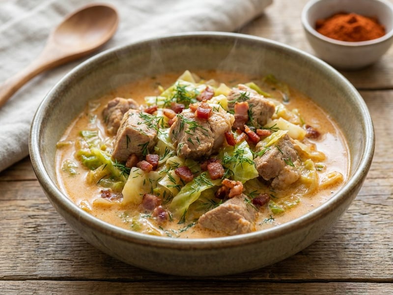Transylvanian juicy cabbage | Juicy Hungarian one-pot dish