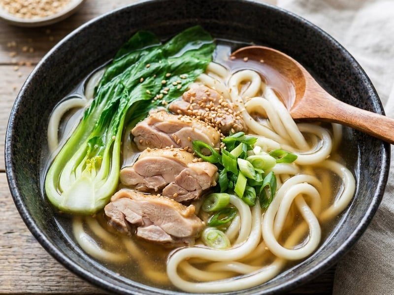 Japán csirkés udon leves | Melengető ázsiai tészta