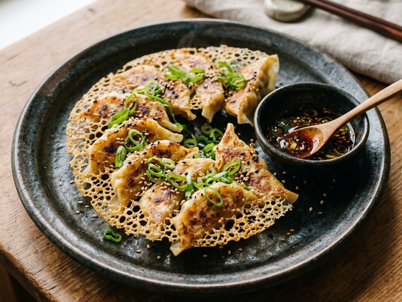 Ropogós japán csirkés gyoza | Szaftos street food batyu